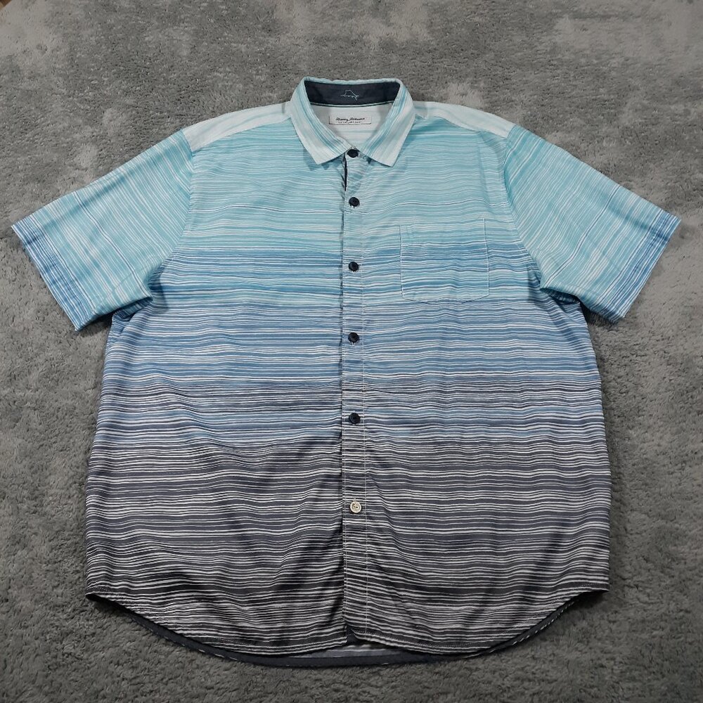 Tommy Bahama Coconut Point Shirt Mens XL Tencel Blend IslandZone Hawaiian